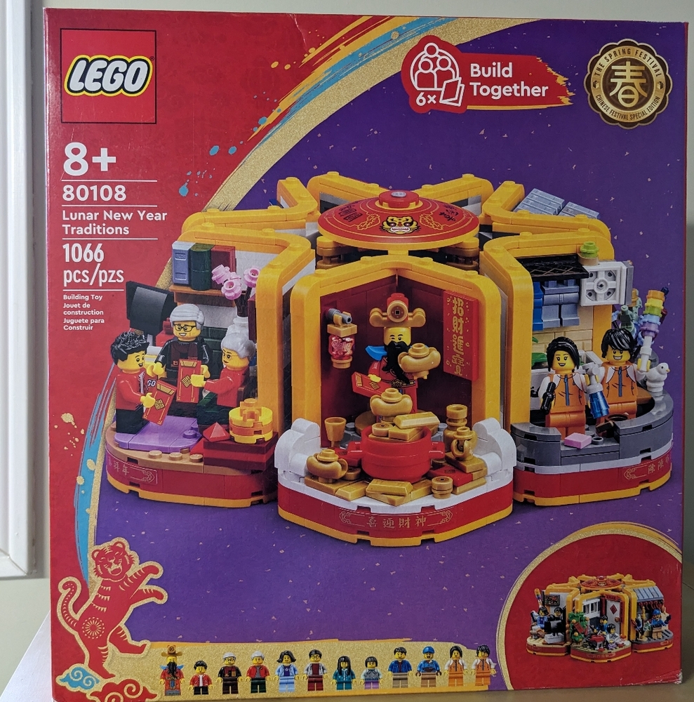 Lego 80108 Lunar New Year Traditions NIB 1066 pieces